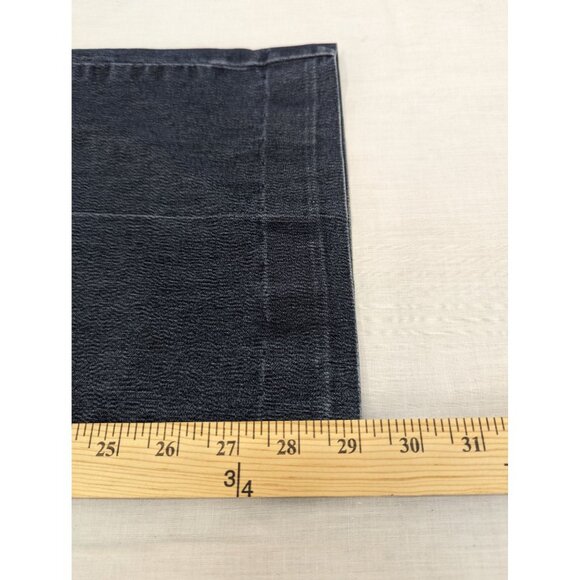 Lee Platinum Label Women Naturally Slimming Straight Wide Leg Blue Jeans Sz 12 M - Picture 10 of 12